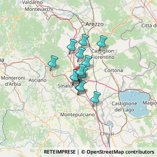 Mappa Via Vecchia, 52045 Foiano della Chiana AR, Italia (8.09769)