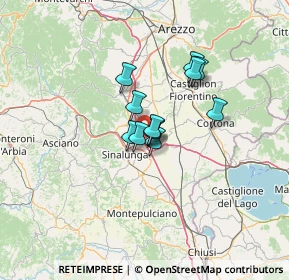 Mappa Via Vecchia, 52045 Foiano della Chiana AR, Italia (8.00667)