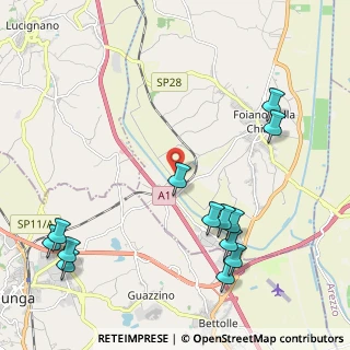 Mappa Via Vecchia, 52045 Foiano della Chiana AR, Italia (2.74385)