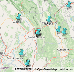 Mappa Via Col di Metino, 06023 Gualdo Tadino PG, Italia (18.8025)