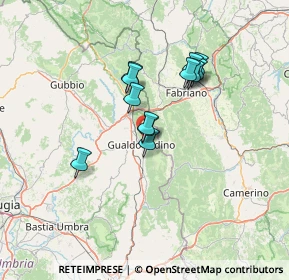 Mappa Via Col di Metino, 06023 Gualdo Tadino PG, Italia (10.72)