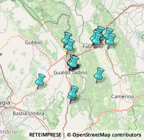 Mappa Via Col di Metino, 06023 Gualdo Tadino PG, Italia (10.73895)