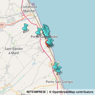 Mappa Via Avellino, 63821 Porto Sant'Elpidio FM, Italia (2.64917)
