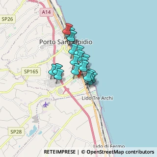 Mappa Via Avellino, 63821 Porto Sant'Elpidio FM, Italia (1.085)