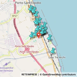 Mappa Via Avellino, 63821 Porto Sant'Elpidio FM, Italia (0.662)
