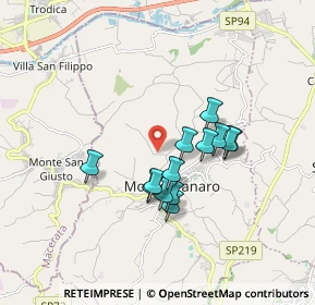 Mappa VIA SAN TOMMASO, 63812 Montegranaro FM, Italia (1.42692)