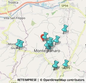 Mappa VIA SAN TOMMASO, 63812 Montegranaro FM, Italia (1.72333)