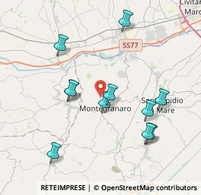 Mappa VIA SAN TOMMASO, 63812 Montegranaro FM, Italia (3.97545)
