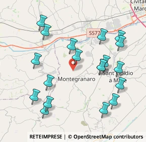 Mappa VIA SAN TOMMASO, 63812 Montegranaro FM, Italia (4.48737)