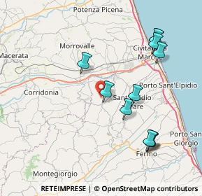 Mappa VIA SAN TOMMASO, 63812 Montegranaro FM, Italia (8.47545)