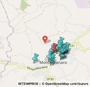 Mappa VIA SAN TOMMASO, 63812 Montegranaro FM, Italia (0.8555)