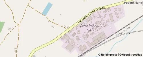 Mappa Asciano