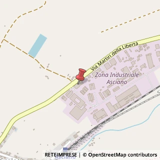 Mappa Via Enrico Mattei, 1, 53041 Asciano, Siena (Toscana)