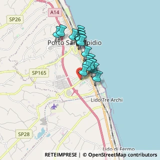 Mappa Sp.28 Bv. Via I° Maggio, 63821 Porto Sant'Elpidio FM, Italia (1.34947)
