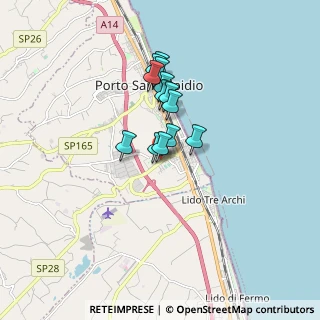 Mappa Sp.28 Bv. Via I° Maggio, 63821 Porto Sant'Elpidio FM, Italia (1.22538)