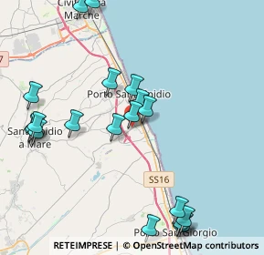 Mappa Sp.28 Bv. Via I° Maggio, 63821 Porto Sant'Elpidio FM, Italia (4.9875)