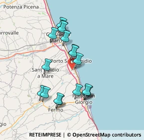 Mappa Sp.28 Bv. Via I° Maggio, 63821 Porto Sant'Elpidio FM, Italia (6.82882)