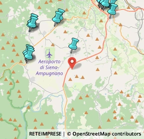 Mappa Via Vigna vecchia, 53018 Sovicille SI, Italia (6.2865)