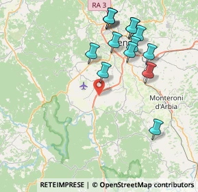 Mappa Via Vigna vecchia, 53018 Sovicille SI, Italia (8.62)