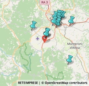 Mappa Via Vigna vecchia, 53018 Sovicille SI, Italia (7.30533)