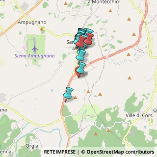 Mappa Via Vigna vecchia, 53018 Sovicille SI, Italia (1.68889)