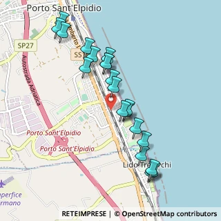 Mappa Largo Nizza, 63821 Porto Sant'Elpidio FM, Italia (1.011)