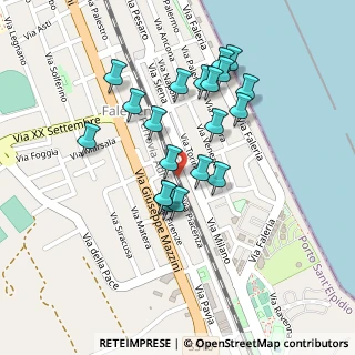 Mappa Largo Nizza, 63821 Porto Sant'Elpidio FM, Italia (0.208)