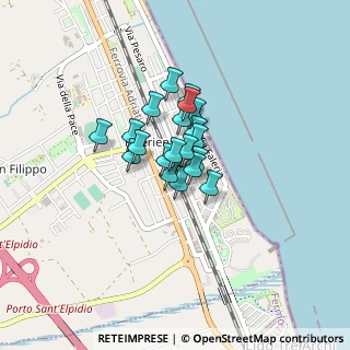 Mappa Largo Nizza, 63821 Porto Sant'Elpidio FM, Italia (0.2395)
