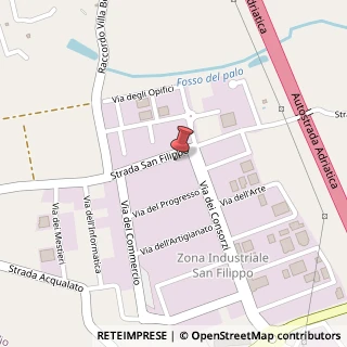 Mappa Strada San Filippo, 5H, 63821 Porto Sant'Elpidio, Fermo (Marche)