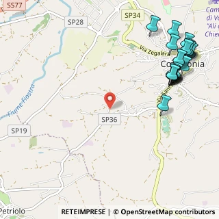 Mappa Via Cappuccini Vecchi, 62014 Corridonia MC, Italia (1.556)
