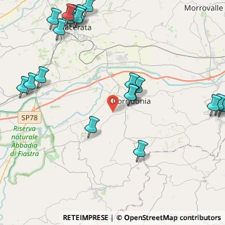 Mappa Via Cappuccini Vecchi, 62014 Corridonia MC, Italia (5.9575)