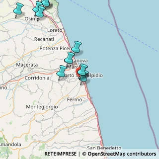 Mappa Via Della Calzature, 63821 Porto Sant'Elpidio FM, Italia (20.1075)