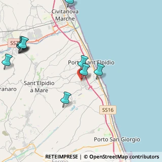 Mappa Via Della Calzature, 63821 Porto Sant'Elpidio FM, Italia (5.47455)