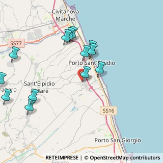 Mappa Via Della Calzature, 63821 Porto Sant'Elpidio FM, Italia (4.75615)