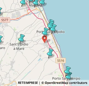 Mappa Strada San Filippo, 63821 Porto Sant'Elpidio FM, Italia (5.70867)