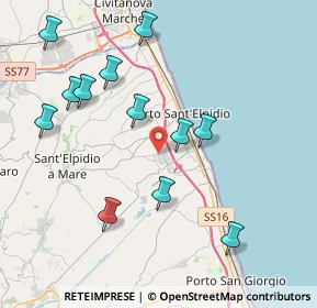 Mappa Strada San Filippo, 63821 Porto Sant'Elpidio FM, Italia (4.33917)