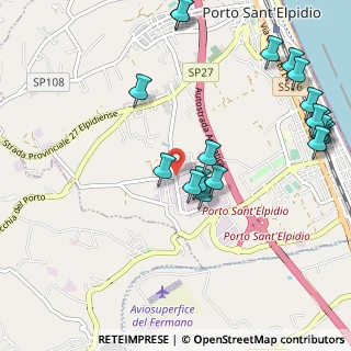 Mappa Strada San Filippo, 63821 Porto Sant'Elpidio FM, Italia (1.3445)