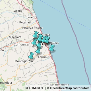 Mappa 0734 903290, 63821 Porto Sant'Elpidio FM, Italia (6.86417)