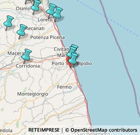Mappa Via del Lavoro, 63821 Porto Sant'Elpidio FM, Italia (21.07909)
