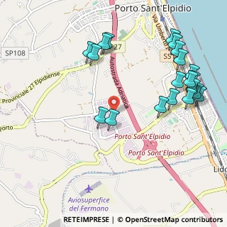 Mappa Via del Lavoro, 63821 Porto Sant'Elpidio FM, Italia (1.2725)