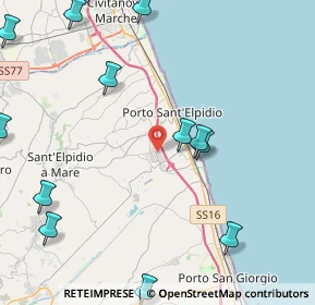 Mappa Via del Lavoro, 63821 Porto Sant'Elpidio FM, Italia (6.02923)