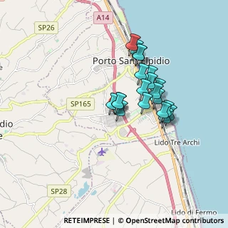 Mappa Via del Lavoro, 63821 Porto Sant'Elpidio FM, Italia (1.4235)