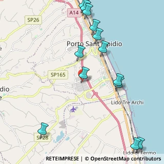 Mappa Via del Lavoro, 63821 Porto Sant'Elpidio FM, Italia (2.74385)