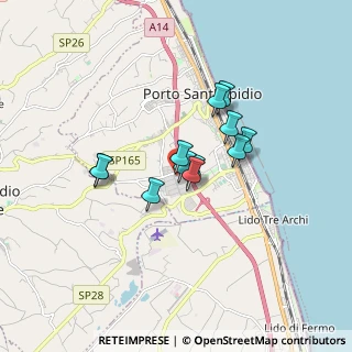 Mappa Via del Lavoro, 63821 Porto Sant'Elpidio FM, Italia (1.2175)