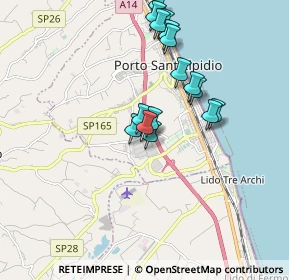 Mappa Via del Lavoro, 63018 Porto Sant'Elpidio FM, Italia (1.64688)