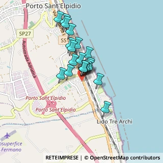 Mappa Via Matera, 63821 Porto Sant'Elpidio FM, Italia (0.6575)