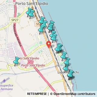 Mappa Via Perugia, 63821 Porto Sant'Elpidio FM, Italia (1.0335)