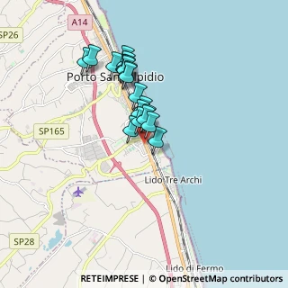 Mappa Via Matera, 63821 Porto Sant'Elpidio FM, Italia (1.38421)