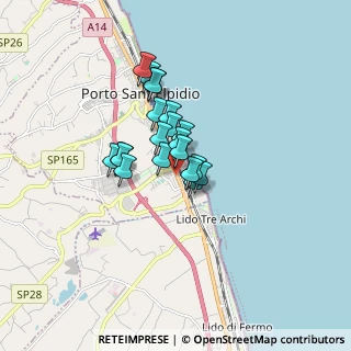 Mappa Via Matera, 63821 Porto Sant'Elpidio FM, Italia (1.1205)
