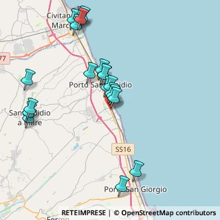 Mappa Via Matera, 63821 Porto Sant'Elpidio FM, Italia (4.435)